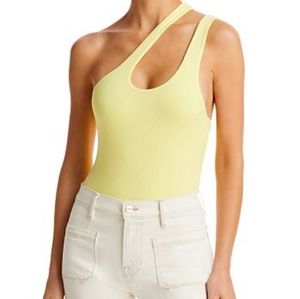 Bardot Pia bodysuit, new,sz M,lemon